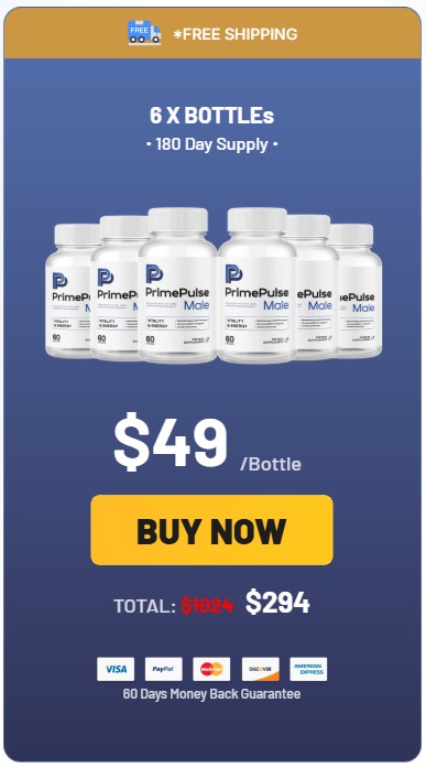 PrimePulse Male 6 Bottle Price